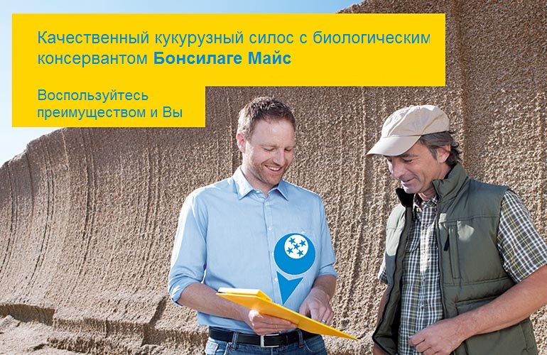 Биологический консервант для кукурузного силоса Бонсилаге Майс